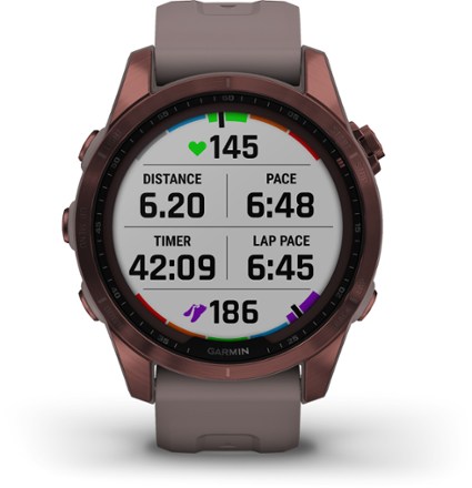 Garmin fenix 7S Sapphire Solar Multisport GPS Watch 9