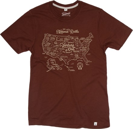 The Landmark Project NPS Map T-Shirt 0
