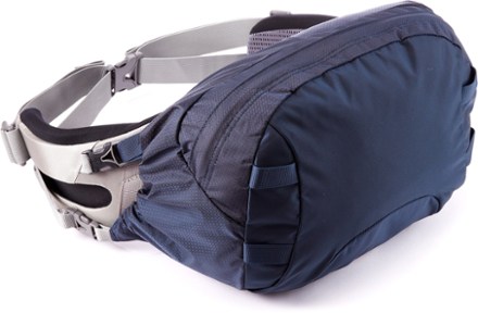lumbar pack with waist belt attached (Midnight Blue)