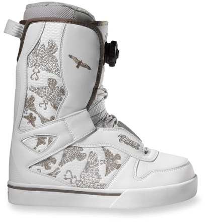 vans snowboard boots white