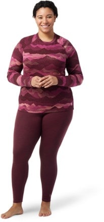 Smartwool Classic Thermal Merino Pattern Crew Base Layer Top - Women's 6