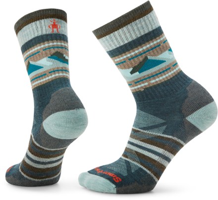 Smartwool Outdoor Light Cushion Pattern Crew Socks - Women's 0