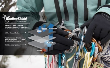 Seirus All Weather Gloves - Men's 3