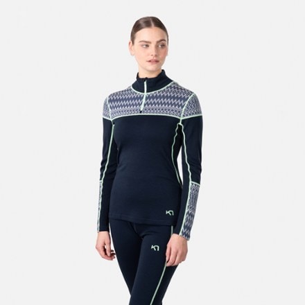 Kari Traa Sara Half-Zip Base Layer Top - Women's 1