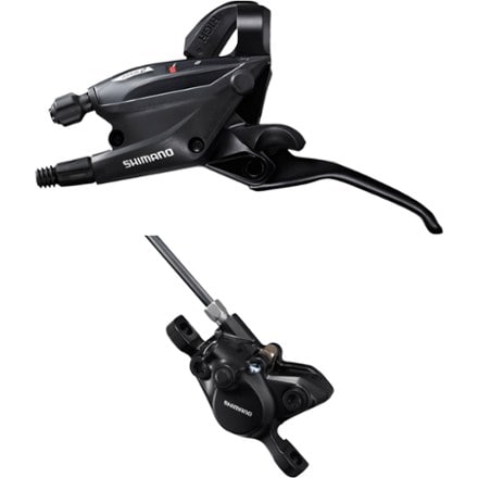 Shimano ST-EF505 EZ Fire Plus 2x Shift/Brake Lever with BR-MT200 Disc Brake Caliper - Left/Front 0