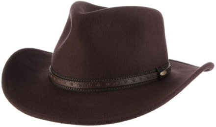 Scala San Antonio Wool Felt Outback Hat - Mens