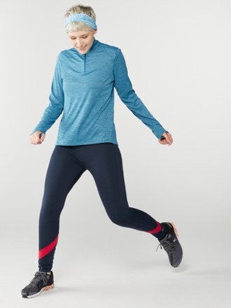 Smartwool Merino Sport Fleece Colorblock Tights - Women's 3