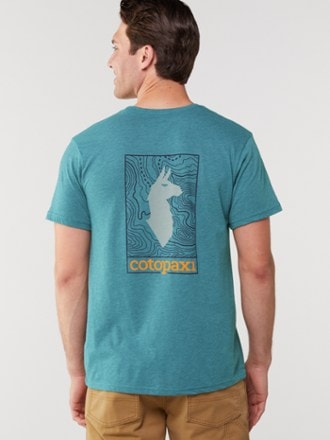 Cotopaxi Llama Map Organic T-Shirt - Men's 2