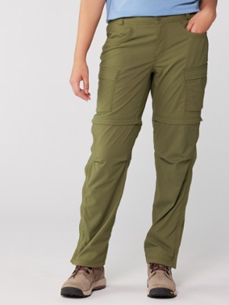 Women's convertible hiking pants, green