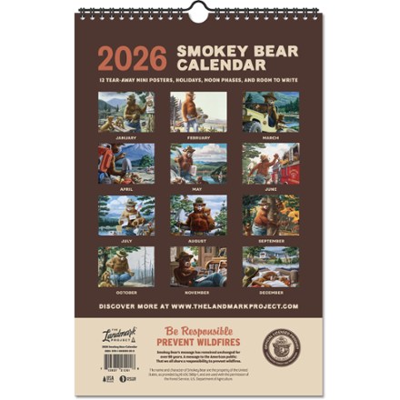 The Landmark Project 2026 Smokey Bear Calendar 2
