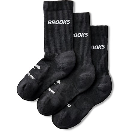 Brooks Run-In Crew Socks - 3 Pairs 0