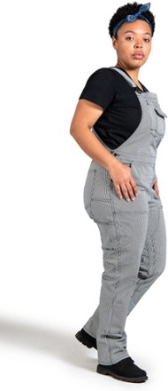 Dovetail Workwear Freshley Overalls - Indigo Stripe - Women's 30" Inseam 2