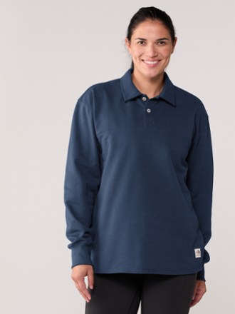 The North Face Long-Sleeve Heritage Patch Rugby Shirt
