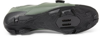 Shimano XC3 Mountain Bike Shoes - Men's Sole view (Olive)