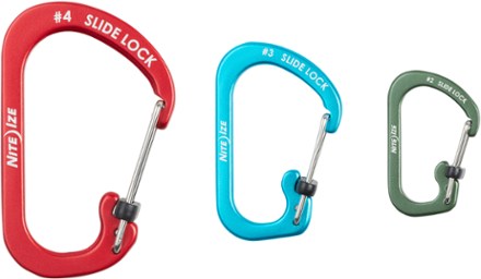 Nite Ize SlideLock Carabiners - Set of 3 1