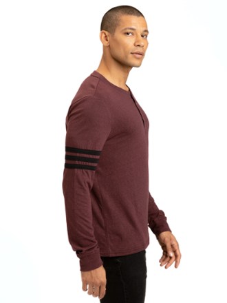 Threads 4 Thought Dewey Stripe Triblend Graphic Henley Shirt - Men's 2