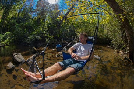 Adjustable Hanging Hammock Chair with Foot Rest