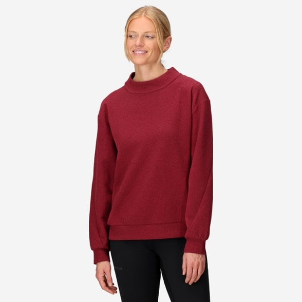 On Body Image of color Red Mulberry Heather
