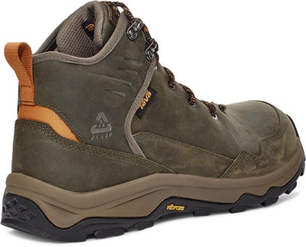 Outland Explorer Mens Ankle Boots 5.5 M Outdoors Hiking Brown Black Leather