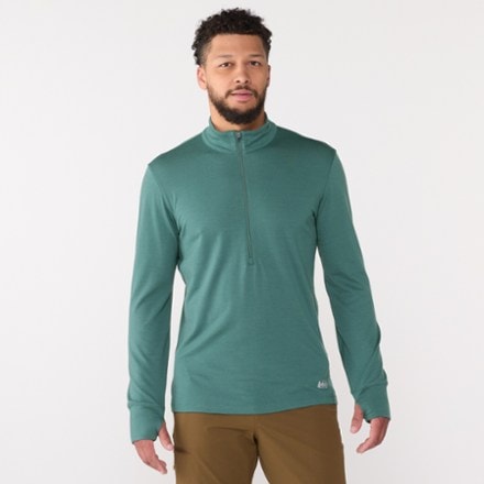 REI Co-op Heavyweight Merino Base Layer Half-Zip Top - Men's 1
