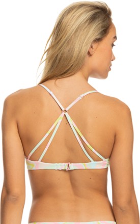Roxy Tropics Hype Reversible Athletic Triangle Swimsuit Top - Women's 1