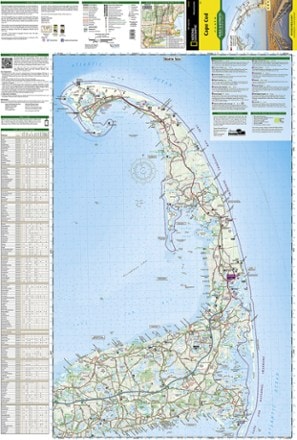 National Geographic Cape Cod National Seashore Trail Map 1