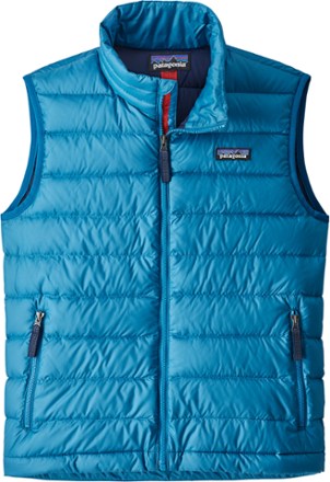 patagonia down sweater vest boys