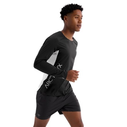 Arc'teryx Norvan DownWord Logo Long-Sleeve Shirt - Men's 6