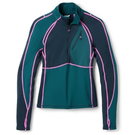 SENIQ Joytrek Grid Fleece Zip-Neck Pullover - Women's 0