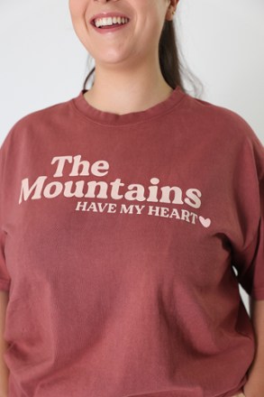 Wondery Mountains Have My Heart T-Shirt - Women's 3
