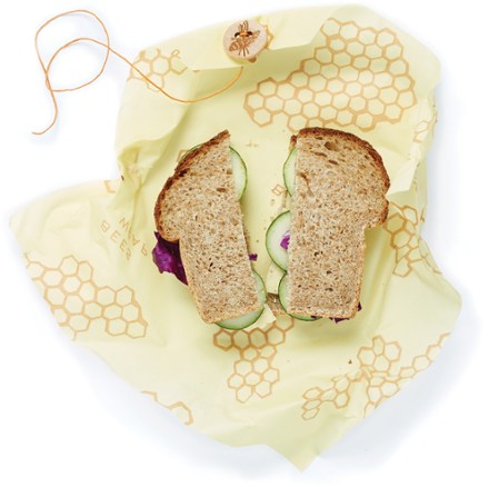 Bee's Wrap Sandwich Wrap - Honeycomb Print 3