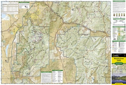 National Geographic Wasatch Front South Topographic Map 2