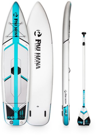 Pau Hana Solo Backcountry Inflatable Stand Up Paddle Board with Paddle - 10'10" 1
