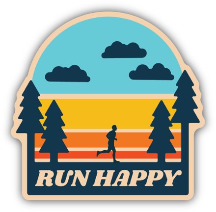Stickers Northwest Run Happy Sticker 0
