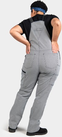 Dovetail Workwear Freshley Overalls - Indigo Stripe - Women's 30" Inseam 1