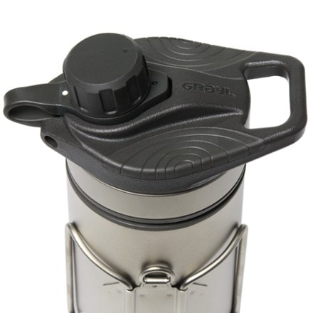 Grayl GeoPress Ti Water Filter and Purifier Bottle Plus Cook Lid 7