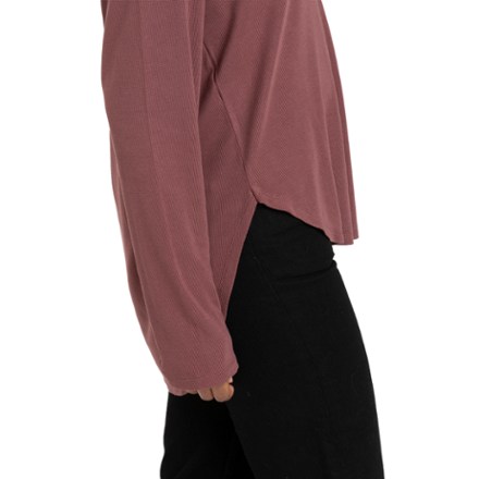 Threads 4 Thought Rhayne Feather Rib Long-Sleeve V-Neck Shirt - Women's 3