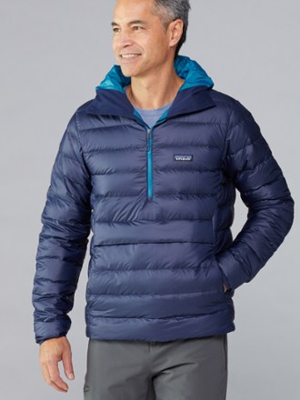 patagonia men's down sweater hoody forge grey