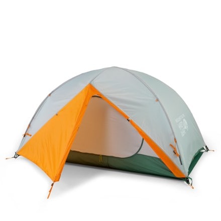 Mountain Hardwear Mineral King 2 All Season Tent with Footprint 3/4 front view with rainfly