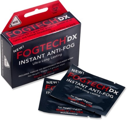 Fogtech DX Instant Antifog Cloth - Package of 12  