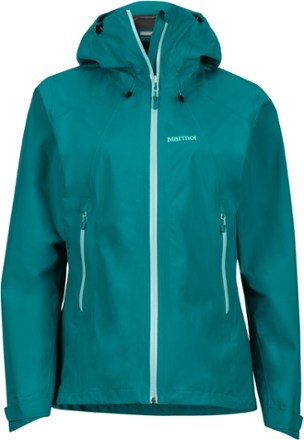 marmot green rain jacket