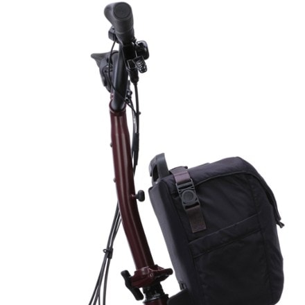 Brompton C Line Electric 4-Speed Mid Handlebar Bike with Rack 7