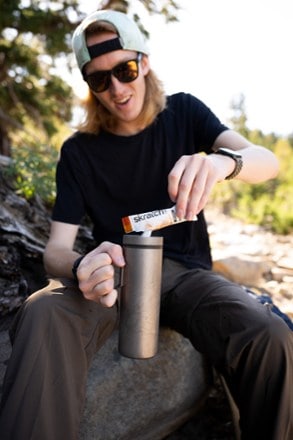 Grayl UltraPress Ti Water Filter and Purifier Bottle - 16.9 fl. oz. 9