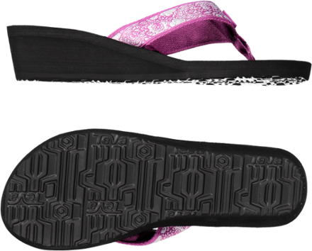 teva mush flip flops wedge
