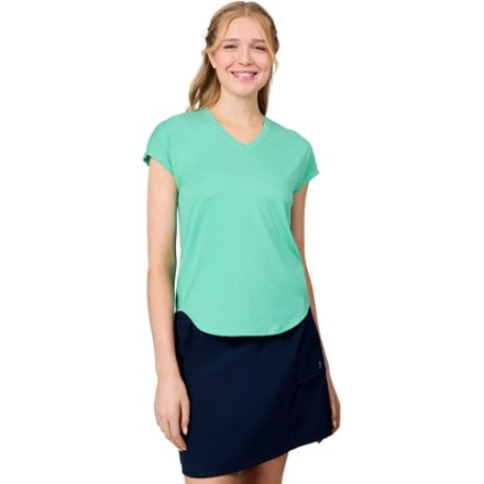 Free Country Microtech Chill V-Neck T-Shirt - Women's 0