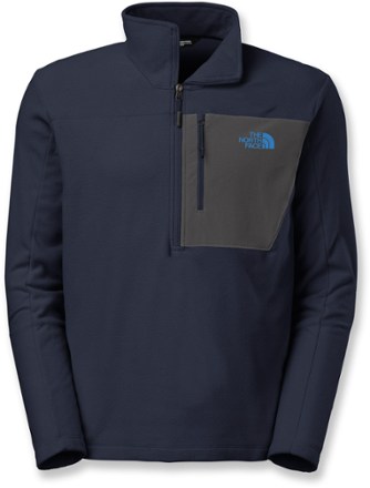 half zip north face jacket