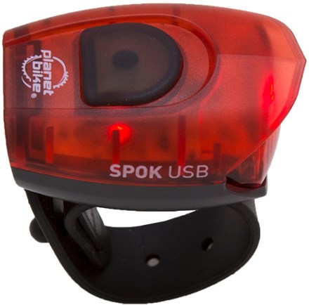Planet Bike Spok 50 USB Front and Rear Bike Light Set 8