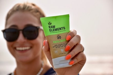 Raw Elements Face + Body SPF 30 Sunscreen Tube - 3 oz. 5