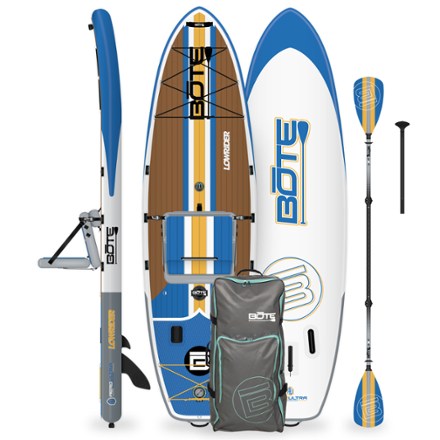 BOTE LowRider Aero Inflatable Paddle Board with Paddle - 10'6" 0
