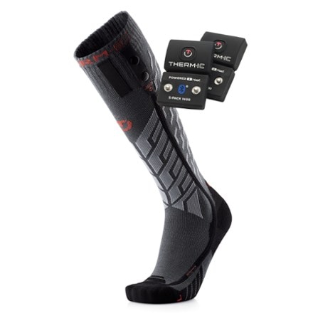 Therm-ic Performance S.E.T. Heated Socks + S-Pack 1400B Batteries 0